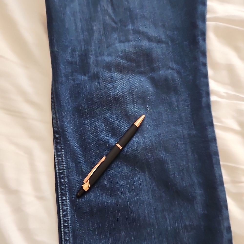 Classic Blue Mid Rise Bootcut Jeans - Picture 5 of 12